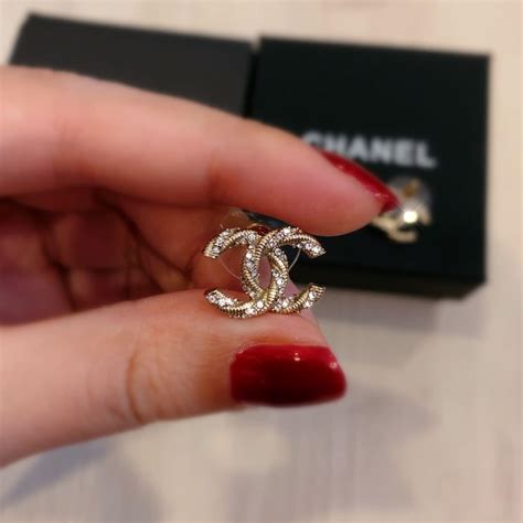 chanel double c earrings replica|faux chanel double c earrings.